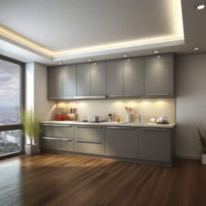 Straight Kitchen Setup