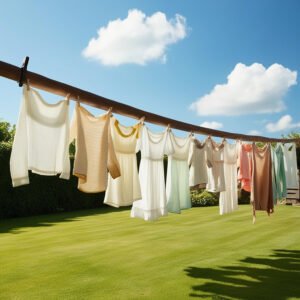 Cloth Drying Rope Installation
