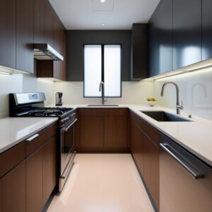 U-Shaped Kitchen Setup
